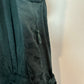 & Other Stories Gathered Floral Jacquard Dress Mini Long Sleeve Dark Green 4