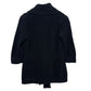 White + Warren Cotton Black Cardigan Tie Front Chunky Knit Medium