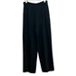 Vintage 90s Valentino Miss V Black Trouser Pants Pleat Front High Rise Straight Leg 8