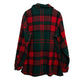 Vintage 70s Woolrich Wool Plaid Shirt Jacket Shacket Red Green Large