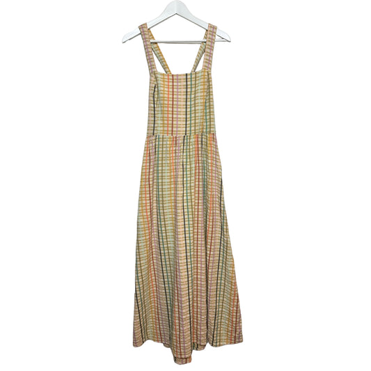 Ace & Jig Willa Dress Dulce Dress Maxi Rainbow Plaid Cotton Medium