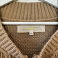 Jen's Pirate Booty Berber Fringe Cardigan Sweater Bomber Jacket Boho Small
