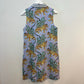 NWT Printfresh Dress Ocean View Shift Bagheera Cotton Linen Animal Small