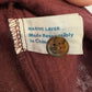 Marine Layer Colette Button Up Top Blouse Long Sleeve Maroon Burgundy Gauze S