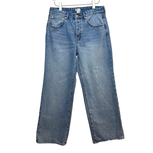 Billabong High Rise Straight Leg Jean Baggy Loose Wide Leg Denim Cotton 28