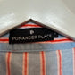 Tuckernuck Pomander Place Striped Lara Dress Shirt Midi Blue Red Cotton Small