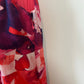 Eliza J Floral Halter Neck Maxi Dress Gown Pink Purple Chiffon Formal 2P