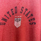 New Era Team USA United States of America Sweatshirt Red Crewneck Soccer Cotton