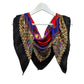 Vintage 90s Celine Paris Scarf Large Square Natural World 1992