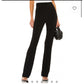 NWT Norma Kamali Boot Pant Black Pull On Stretch Boot Cut High Waist Small