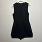 Maje Irisa Romper Black Sleeveless Playsuit Pinafore V Neck Jumper 38 Medium
