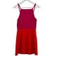 NWT French Connection Whisper Color Block Dress Pink Red Mini Square Neck 4