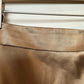 Vintage Talbots Pure Silk Skirt A Line Brown Beige Tan Circle 4 Petite