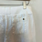 Lilly Pulitzer Linen Pants Beach Palazzo White Wide Leg Straight Mid Rise Medium