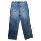 Billabong High Rise Straight Leg Jean Baggy Loose Wide Leg Denim Cotton 28