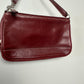 Vintage Coach Y2K Red Leather Mini Shoulder Bag Hampton Wristlet Cranberry 7785