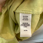 Vintage Casual Corner Collared Shirt Dress Chartreuse Green 14 Cotton