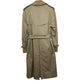 Vintage Burberry Trench Coat Long Nova Check Removable Wool Lining 36 Regular