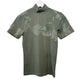 Vintage Harley Davidson Green Mock Turtleneck Top Tie Dye Small XS