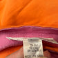 Vintage Andrea Behar Pink and Orange Wrap Skirt Silk Linen 10