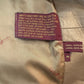 Vintage 70s Etienne Aigner Brown Leather Jacket Coat Tie Waist Belt 8