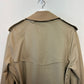 Vintage Burberry Trench Coat Long Nova Check Removable Wool Lining 36 Regular