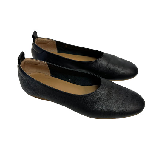 Everlane The Italian Leather Day Glove Black Ballet Flats