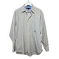 Tommy Hilfiger Striped Button Down Shirt Cotton Large