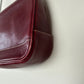 Vintage Coach Y2K Red Leather Mini Shoulder Bag Hampton Wristlet Cranberry 7785