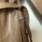 Vintage 70s Etienne Aigner Brown Leather Jacket Coat Tie Waist Belt 8