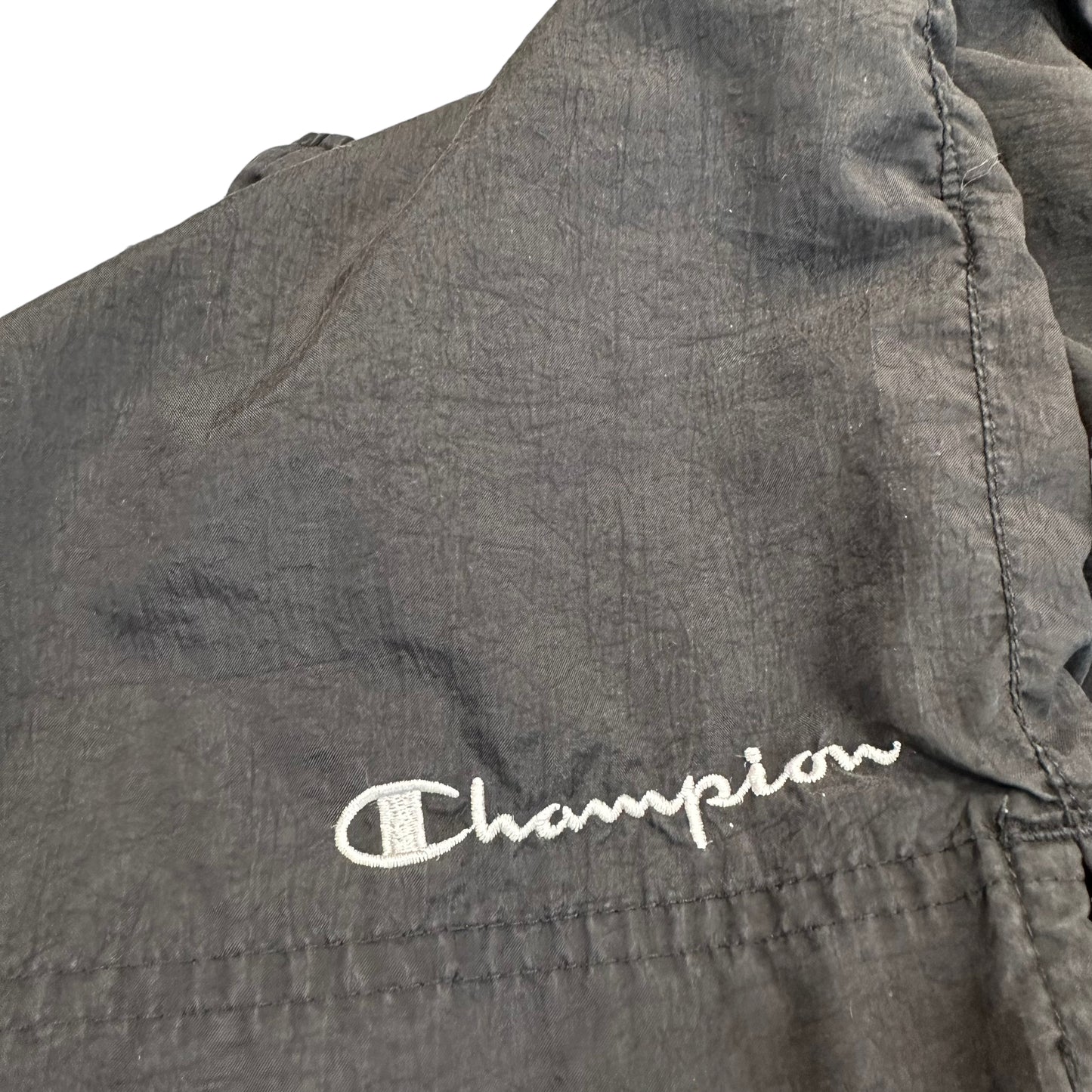 Vintage 90s Champion Track Shorts High Rise Black Small