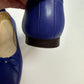 Everlane Day Ballet Flats Leather Bow Cobalt Royal Blue 6