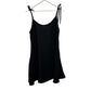 La Palapa Black Sheer Dress Coverup Tie Straps Large