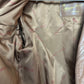 Vintage 70s Etienne Aigner Brown Leather Jacket Coat Tie Waist Belt 8
