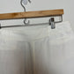 Vintage With Tags Talbots Irish Linen Blend White Short Trouser High Rise 14