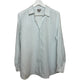 J. Jill Linen Long Sleeve Button Down Shirt Medium Blue and White Stripe