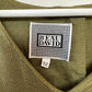 Vintage Beau David Olive Green Dress Tapestry Fringe 12