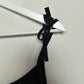 La Palapa Black Sheer Dress Coverup Tie Straps Large