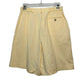 Vintage 90s Talbots David Brooks High Rise Pleated Shorts Yellow Long 6
