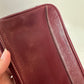 Vintage Coach Y2K Red Leather Mini Shoulder Bag Hampton Wristlet Cranberry 7785