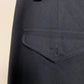 Vintage 90s Ralph Lauren Polo Sport Black Maxi Midi Skirt 8 Cashmere and Wool