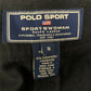 Vintage 90s Ralph Lauren Polo Sport Black Maxi Midi Skirt 8 Cashmere and Wool