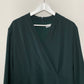 MM Lafleur Niko Wrap Front Dress Deep Forest Green 12