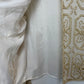 Vintage Scala Silk Beaded Jacket Cream and Gold Medium