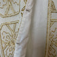 Vintage Scala Silk Beaded Jacket Cream and Gold Medium