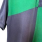Vintage 90s Nautica Color Block Checkered Green and Blue Polo XL Cotton