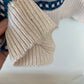 Vintage 90s Northern Isles Hand Embroidered Chunky Knit Sweater Cats, Flags, Hearts, Mouse Medium
