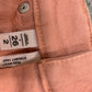 Loft High Waist Straight Crop Pink Denim Pants 2