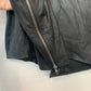 Helmut Lang Black Lamb Leather Biker Jacket Moto Zip Front Small