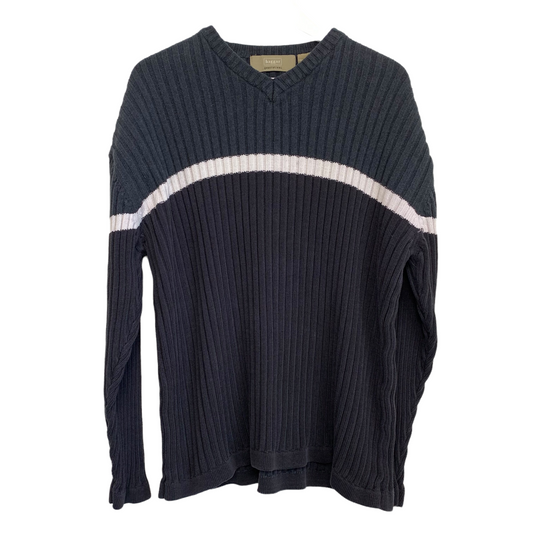 90s Haggar Single Stripe Sweater